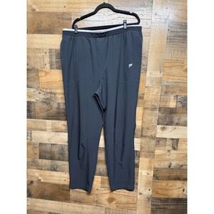 Fabletics Mens Training Jogger Pants Black Athletic Activewear Size 2X
